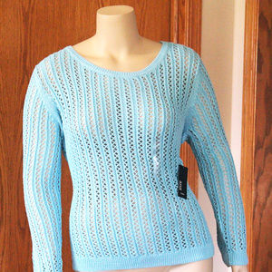 NWT A.n.a. Woman Blue Topaz Sweater- Plus Size 3X